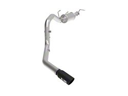AFE Apollo GT Series Single Axle-Back Exhaust System with Muffler and Black Tip; Side Exit (20-22 7.3L F-350 Super Duty)