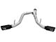 AFE ATLAS 4-Inch DPF-Back Dual Exhaust System with Black Tips; Side Exit (11-14 6.7L Powerstroke F-350 Super Duty)