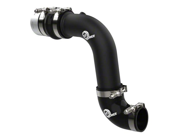 AFE BladeRunner 3-Inch Cold Charge Pipe; Black (23-24 6.7L PowerStroke F-350 Super Duty)