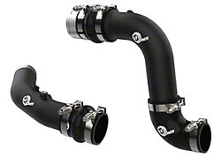AFE BladeRunner 3-Inch Hot and Cold Charge Pipe Kit; Black (23-26 6.7L PowerStroke F-350 Super Duty)