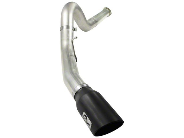 AFE Large Bore-HD 5-Inch DPF-Back Single Exhaust System with Black Tip; Side Exit (11-14 6.7L Powerstroke F-350 Super Duty)