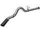 AFE Large Bore-HD 5-Inch DPF-Back Single Exhaust System with Black Tip; Side Exit (17-22 6.7L Powerstroke F-350 Super Duty)