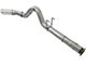 AFE Large Bore-HD 5-Inch DPF-Back Single Exhaust System with Polished Tip; Side Exit (17-22 6.7L Powerstroke F-350 Super Duty)