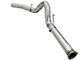 AFE Large Bore-HD 5-Inch DPF-Back Single Exhaust System; Side Exit (15-16 6.7L Powerstroke F-350 Super Duty)