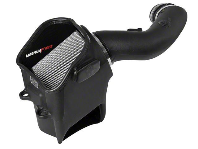 AFE Magnum FORCE Stage-2 Cold Air Intake with Pro DRY S Filter; Black (17-19 6.7L Powerstroke F-350 Super Duty)