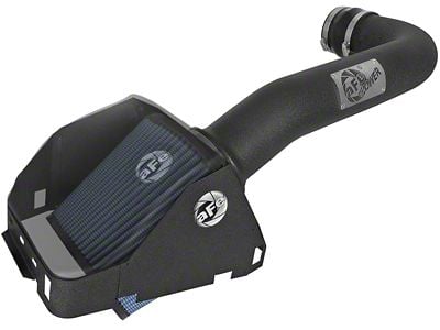 AFE Magnum FORCE Stage-2 Cold Air Intake with Pro 5R Oiled Filter; Black (17-19 6.2L F-350 Super Duty)