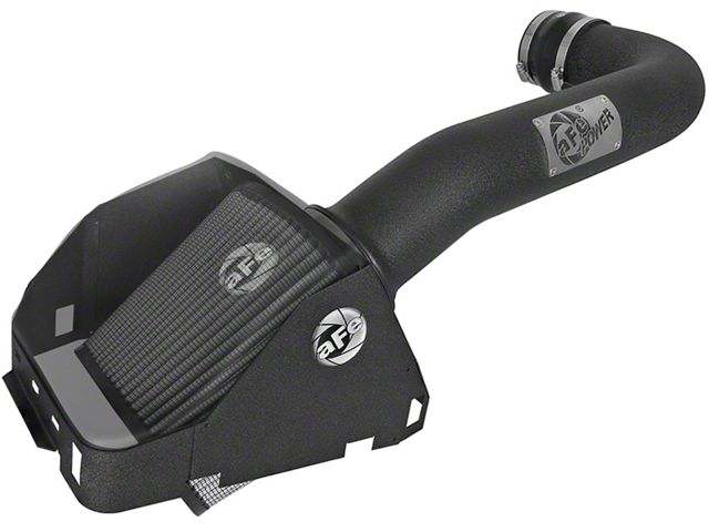 AFE Magnum FORCE Stage-2 Cold Air Intake with Pro DRY S Filter; Black (17-19 6.2L F-350 Super Duty)