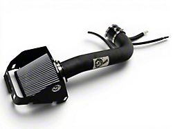 AFE Magnum FORCE Stage-2 Cold Air Intake with Pro DRY S Filter; Black (17-19 6.2L F-350 Super Duty)