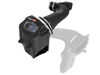 AFE Momentum GT Cold Air Intake with Pro 5R Oiled Filter; Black (17-19 6.2L F-350 Super Duty)