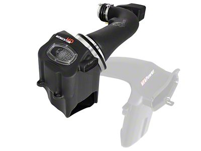 AFE Momentum GT Cold Air Intake with Pro DRY S Filter; Black (17-19 6.2L F-350 Super Duty)