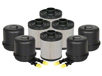 AFE Pro GUARD D2 Fuel Filter; Set of Four (11-16 6.7L Powerstroke F-350 Super Duty)