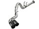 AFE Rebel XD Series 4-Inch DPF-Back Single Exhaust System with Black Tips; Side Exit (15-16 6.7L Powerstroke F-350 Super Duty)