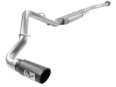 AFE MACH Force-XP 3-Inch Single Exhaust System with Black Tip; Side Exit (99-03 4.8L Silverado 1500)