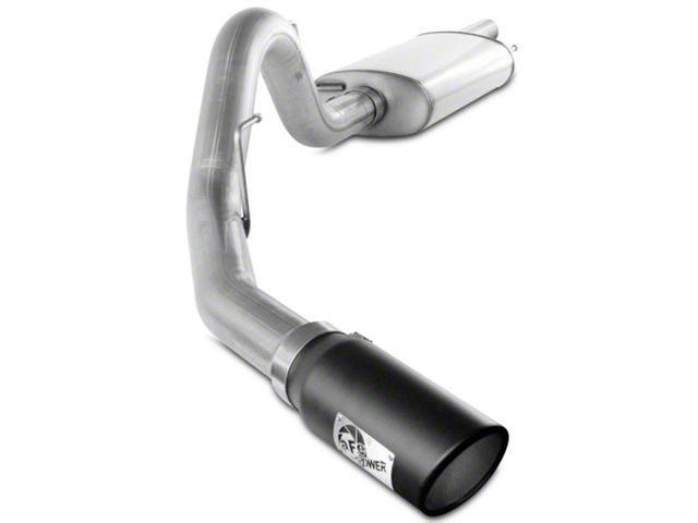 AFE MACH Force-XP 3.50-Inch Single Exhaust System with Black Tip; Side Exit (11-14 6.2L F-150, Excluding Raptor)
