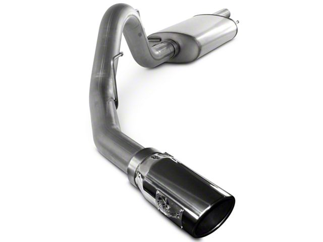 AFE MACH Force-XP 3.50-Inch Single Exhaust System with Polished Tip; Side Exit (11-14 6.2L F-150 Raptor SuperCrew)