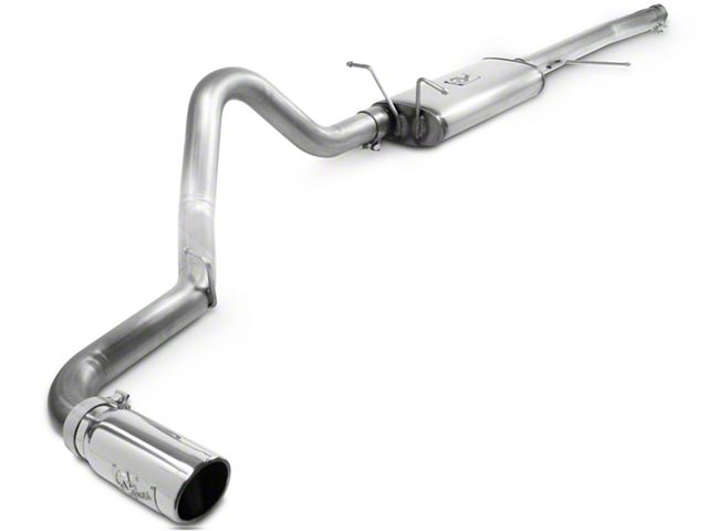 AFE MACH Force-XP 3-Inch Single Exhaust System with Polished Tip; Side Exit (97-03 5.4L F-150)