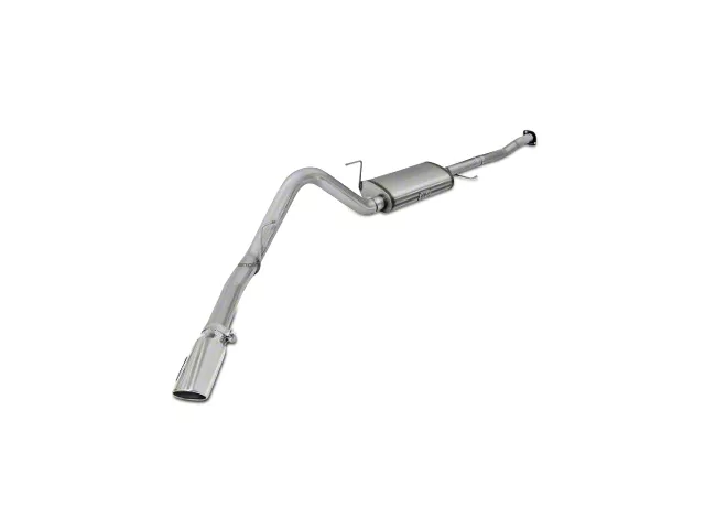 AFE MACH Force-XP 3 to 3.50-Inch Single Exhaust System with Polished Tip; Side Exit (15-20 5.0L F-150)