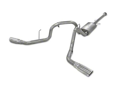 AFE MACH Force-XP 3-Inch Dual Exhaust System with Polished Tips; Side Exit (11-14 3.5L EcoBoost F-150)