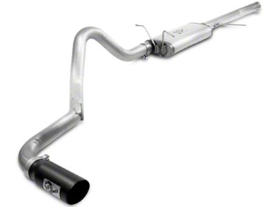 AFE MACH Force-XP 3-Inch Single Exhaust System with Black Tip; Side Exit (97-03 4.6L F-150)