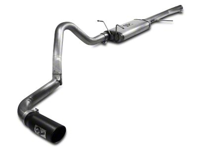 AFE MACH Force-XP 3-Inch Single Exhaust System with Black Tip; Side Exit (97-03 5.4L F-150)