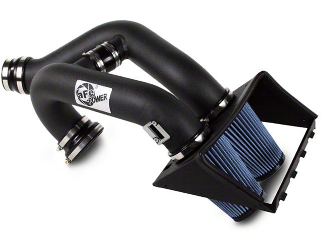 AFE Magnum FORCE Stage-2 Cold Air Intake with Pro 5R Oiled Filter; Black (2011 3.5L EcoBoost F-150)