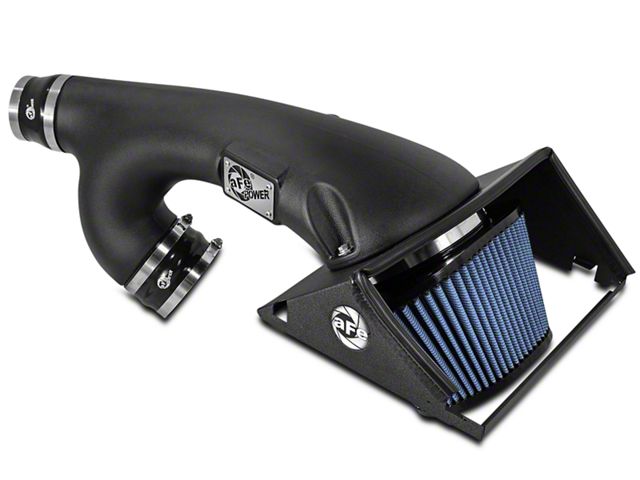 AFE Magnum FORCE Stage-2 Cold Air Intake with Pro 5R Oiled Filter; Black (15-16 3.5L EcoBoost F-150)