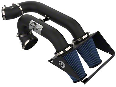 AFE Magnum FORCE Stage-2 Cold Air Intake with Pro 5R Oiled Filter; Black (15-25 2.7L EcoBoost F-150)