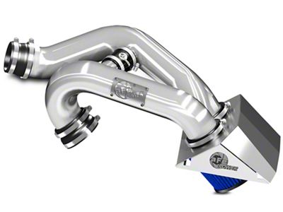 AFE Magnum FORCE Stage-2 Cold Air Intake with Pro 5R Oiled Filter; Brushed Aluminum (17-20 F-150 Raptor)
