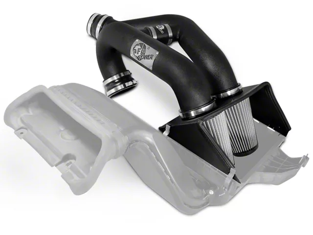 AFE Magnum FORCE Stage-2 Cold Air Intake with Pro DRY S Filter; Black (15-16 3.5L EcoBoost F-150)