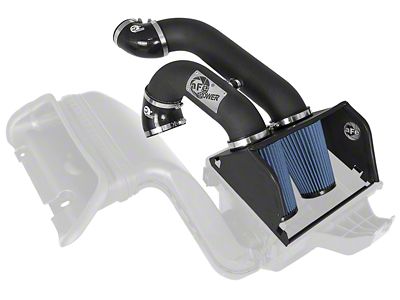 AFE Magnum FORCE Stage-2 ST Cold Air Intake with Pro 5R Oiled Filter; Black (17-20 3.5L EcoBoost F-150, Excluding Raptor)