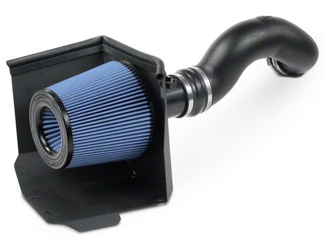 AFE Magnum FORCE Stage-2 Cold Air Intake with Pro 5R Oiled Filter; Black (2009 6.0L Sierra 1500, Excluding Hybrid)