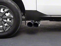 AFE Rebel Series 2.50-Inch Single Exhaust System with Black Tips; Middle Side Exit (22-26 Maverick Hybrid)