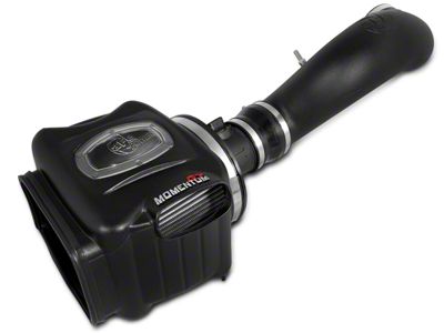 AFE Momentum GT Cold Air Intake with Pro DRY S Filter; Black (07-08 4.8L, 5.3L, 6.0L, 6.2L Silverado 1500 w/ Electric Fan)