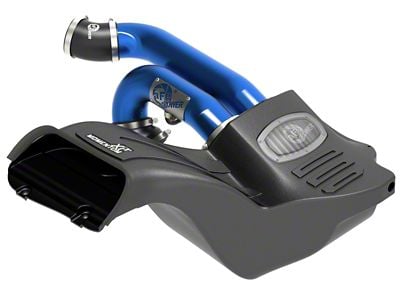 AFE Momentum XP Cold Air Intake with Pro DRY S Filter; Blue (17-20 F-150 Raptor)