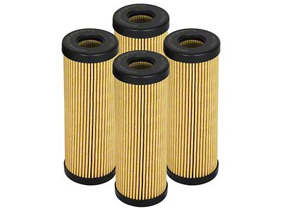 AFE Pro GUARD HD Oil Filter; Set of Four (15-17 2.7L EcoBoost F-150)