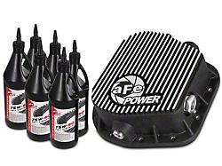 AFE Pro Series Rear Differential Cover with 75w-90 Gear Oil; 9.75 Inch (97-22 F-150)