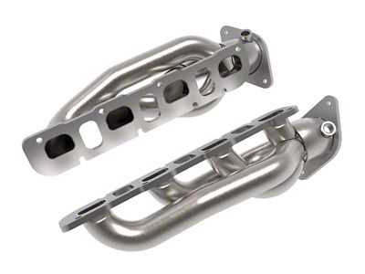 AFE 1-7/8-Inch Twisted Steel Shorty Headers; Raw (21-24 RAM 1500 TRX)