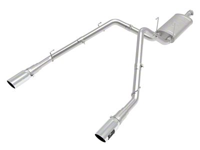 AFE Apollo GT Series 3-Inch Dual Exhaust System with Polished Tips; Rear Exit (09-18 5.7L RAM 1500 w/ Factory Dual Exhaust)