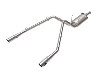 AFE Gemini XV 3-Inch Dual Exhaust System with Polished Tips; Rear Exit (09-18 5.7L RAM 1500 w/ Factory Dual Exhaust)