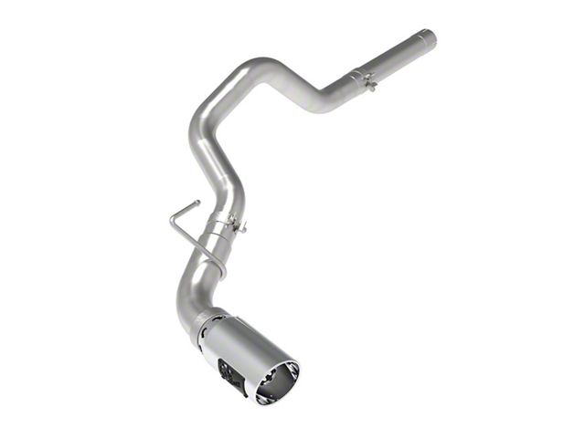 AFE Large Bore-HD 2.50-Inch DPF-Back Single Exhaust System with Polished Tip; Side Exit (14-18 3.0L EcoDiesel RAM 1500)