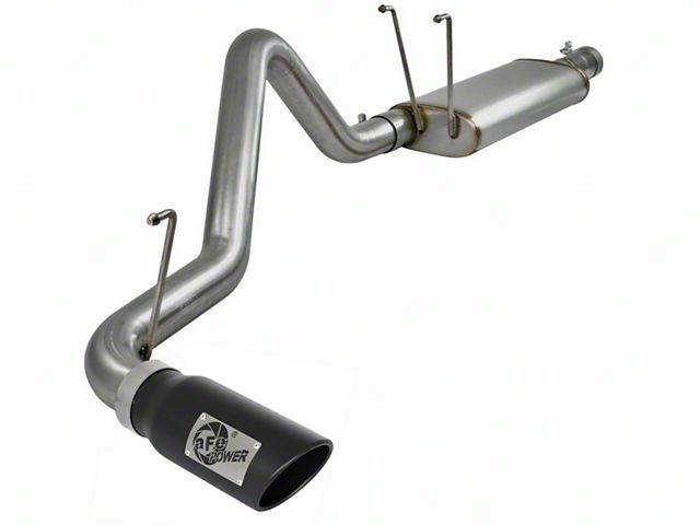 AFE MACH Force-XP 3-Inch Single Exhaust System with Black Tip; Side Exit (09-18 5.7L RAM 1500)