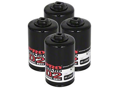 AFE Pro GUARD D2 Oil Filter; Set of Four (02-08 3.7L RAM 1500)