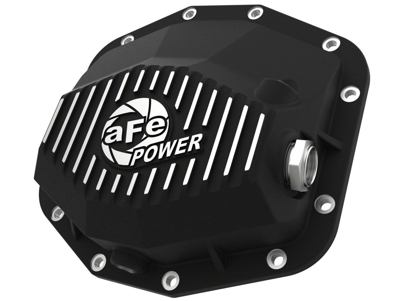 AFE RAM 1500 Pro Series Rear Differential Cover; Black; AAM 11.50Inch