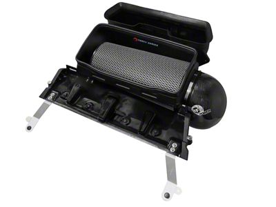 AFE Track Series Cold Air Intake with Pro 5R Oiled Filter; Carbon Fiber (21-24 RAM 1500 TRX)