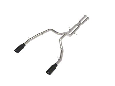 AFE Vulcan Series 3 to 2.50-Inch Dual Exhaust System with Black Tips; Rear Exit (2025 RAM 1500 RHO)