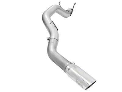AFE ATLAS 5-Inch DPF-Back Single Exhaust System with Polished Tip; Side Exit (13-18 6.7L RAM 2500)