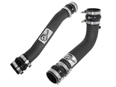 AFE BladeRunner 3-Inch and 3.50-Inch Hot and Cold Charge Pipe Kit; Black (07-09 6.7L RAM 2500)