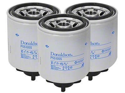AFE Donaldson Fuel Filter for DFS780 Fuel System; Set of Three (05-10 5.9L, 6.7L RAM 2500)