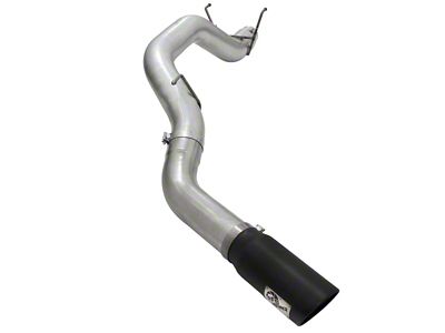 AFE Large Bore-HD 5-Inch Single Exhaust System with Black Tip; Side Exit (13-18 6.7L RAM 2500)