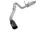AFE MACH Force-XP 4-Inch Single Exhaust System with Black Tip; Side Exit (14-24 6.4L RAM 2500)